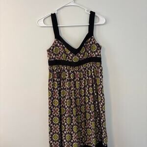 London Times Women's Purple Green Pink Floral Dress Size 8